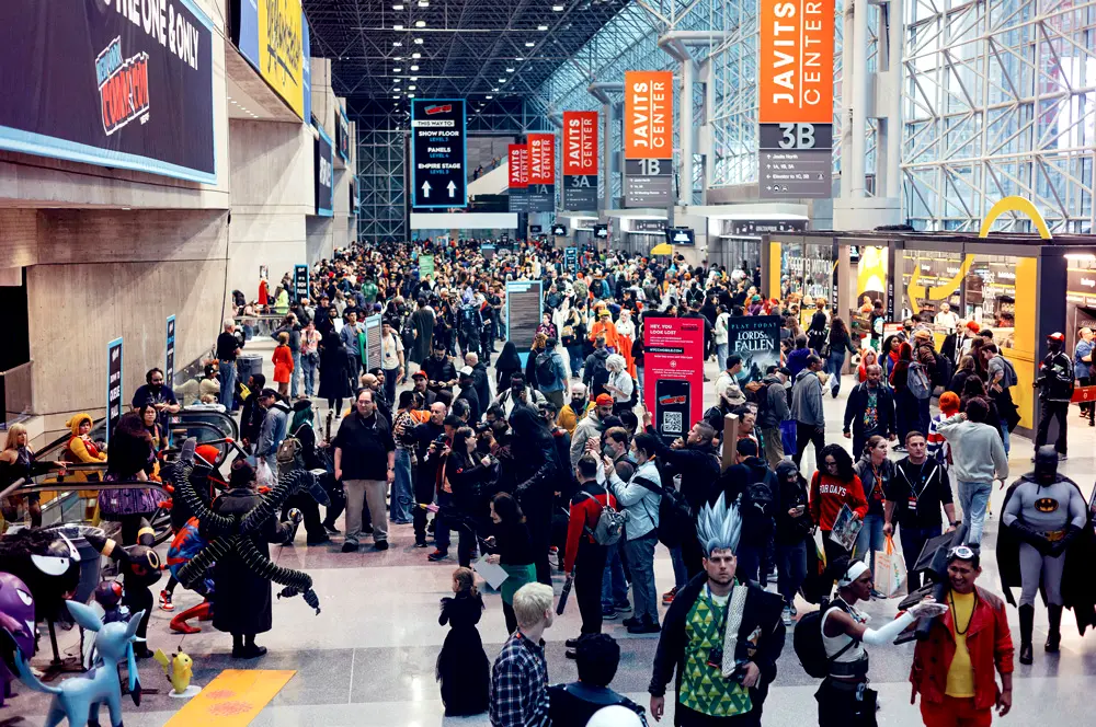 Foule en Convention Geek