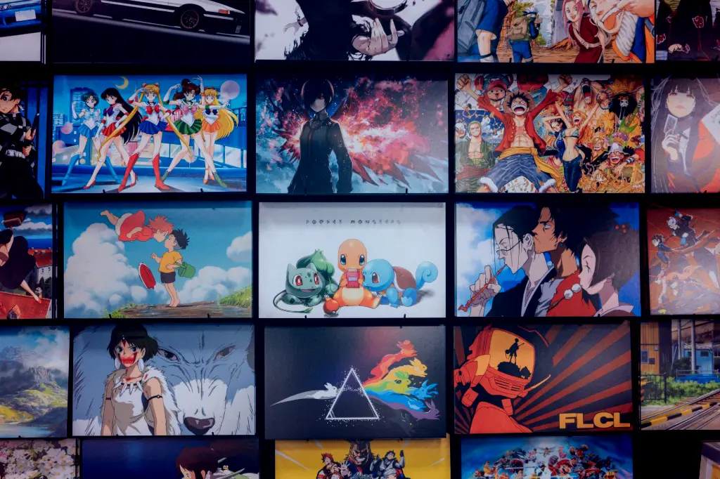 Mur d'affiches Pop Culture et Mangas