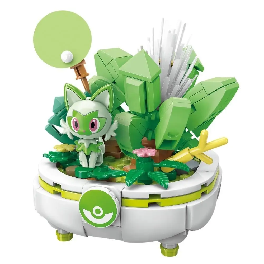 POKEMON - KEEPPLEY BLOCK K20240 - Sprigatito (Poussacha) Plant Serie 2