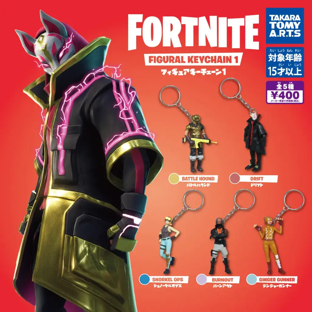FORTNITE - FIGURAL KEYCHAIN - Série 1 (1 porte-clés aléatoire)