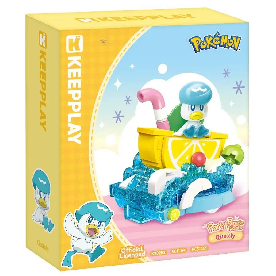 POKEMON - KEEPPLEY BLOCK K20263 - Quaxly (Coiffeton) Parade Float