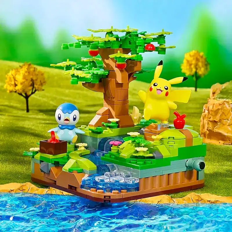 POKEMON - KEEPPLEY BLOCK K20244 - Pikachu & Tiplouf Dumb Beach Serie