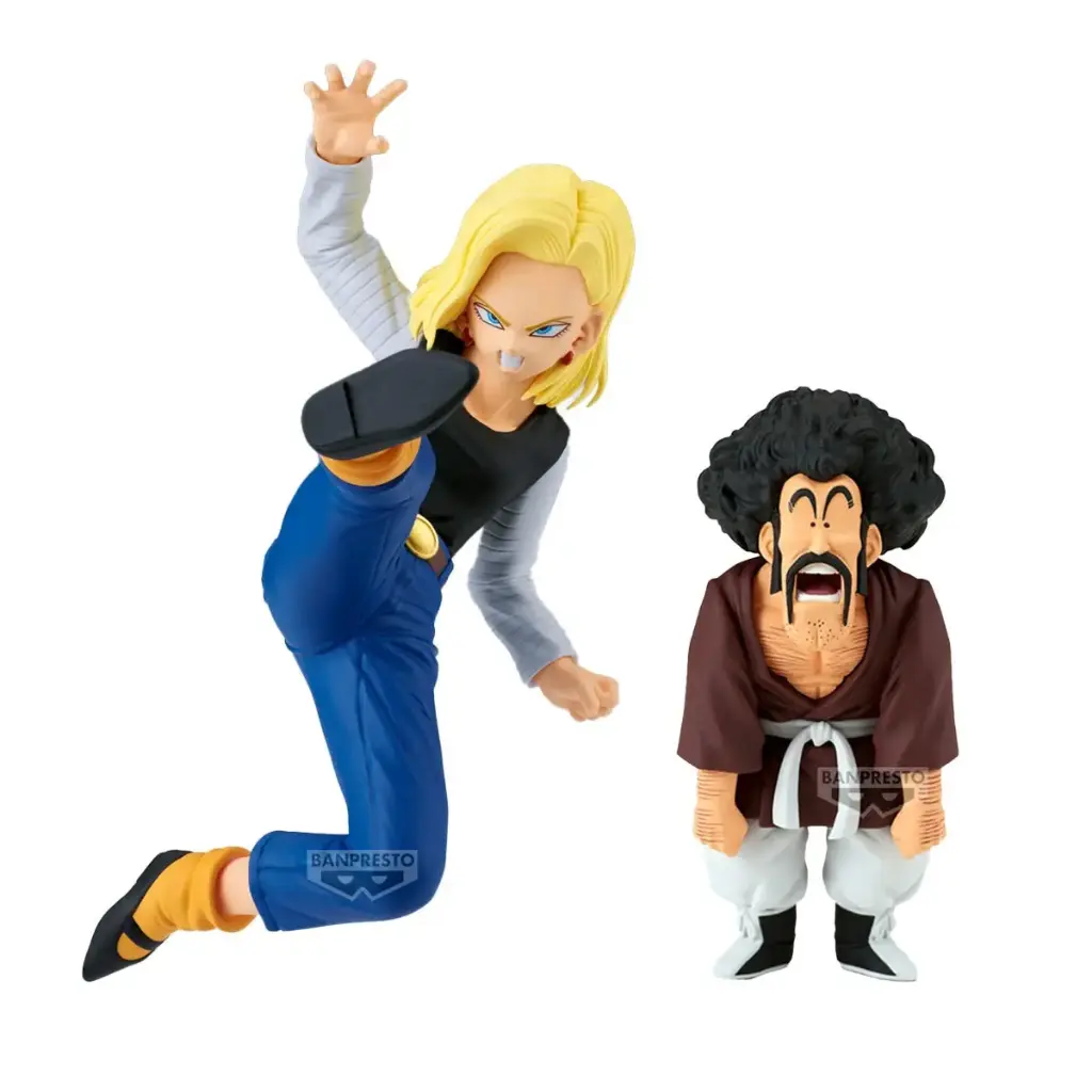DRAGON BALL Z - MATCH MAKERS - Android 18 & Mr. Satan (vs Mighty Mask)
