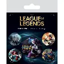 LEAGUE OF LEGENDS - Pack Badges x5 ''Champions''