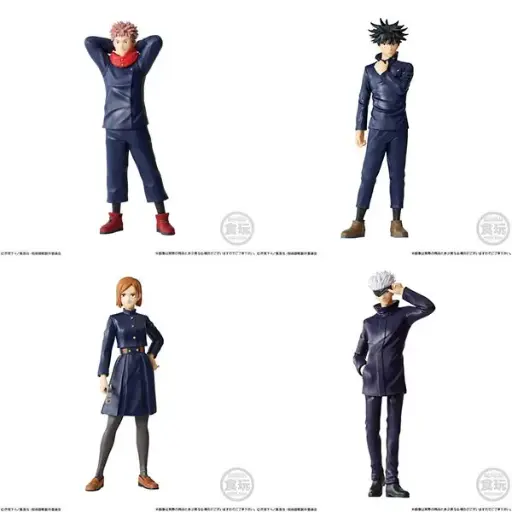 [4549660700296] JUJUTSU KAISEN - STYLING FIGURE - Yuji, Megumi, Nobara, Satoru Gojo (Lot de 4 figurines)