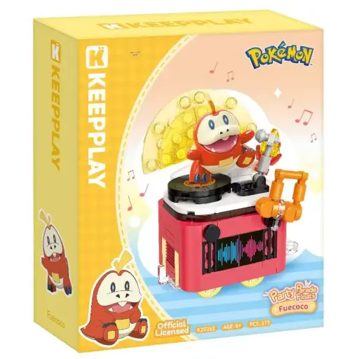 [K20262] POKEMON - KEEPPLEY BLOCK K20262 - Fuecoco (Chochodile) Parade Float