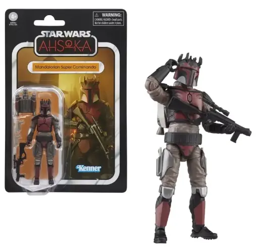 [5010996299260] STAR WARS - VINTAGE COLLECTION - Mandalorian Super Commando Figurine 10cm