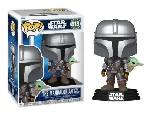 [0889698904438] STAR WARS MANDALORIAN & GROGU - POP Star Wars 818 - Mando & Grogu